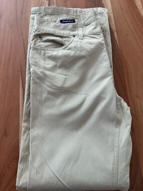 Purple Label Ralph Lauren Men's Light Cream (khaki) Chino Pants 30x30
